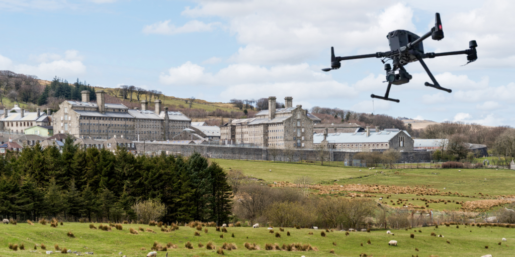 Drones in Security Prison Drone