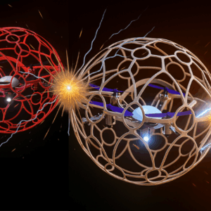 Drone Spheres in the FlytVerse Banner Shop