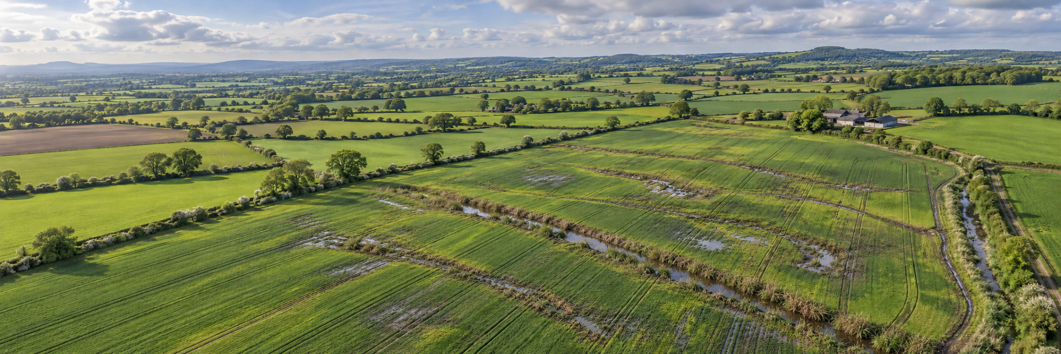 Iprosurv - drones in your industry - agricultural field mapping and drainage management